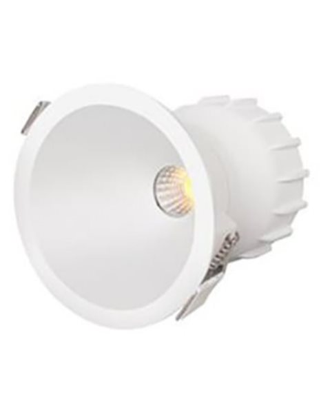 Φωτιστικό χωνευτό Spot LED 1X8W 230V IP44 Λευκό