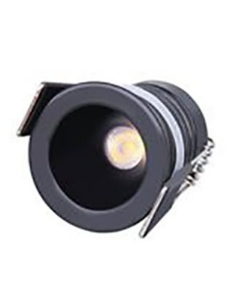 Φωτιστικό χωνευτό Spot LED 1X3W 230V IP44 Μαύρο