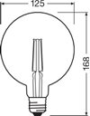 Λάμπα LED Κουκουνάρι 4,5W 470lm E27 230V 360° 2500K Θερμό Λευκό Filament