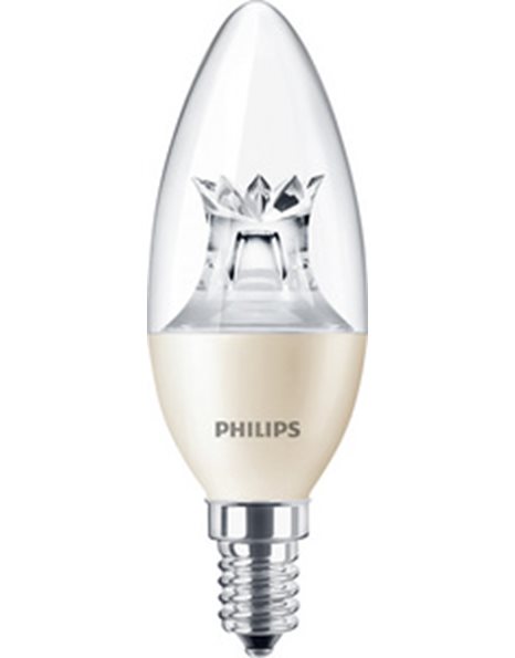 Λάμπα LED Κερί 6W 470lm E14 230V 2700K Θερμό Λευκό Dimmable