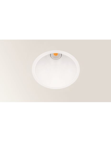 Φωτιστικό χωνευτό Spot LED 5W 230V 3000K IP20 Λευκό (L)