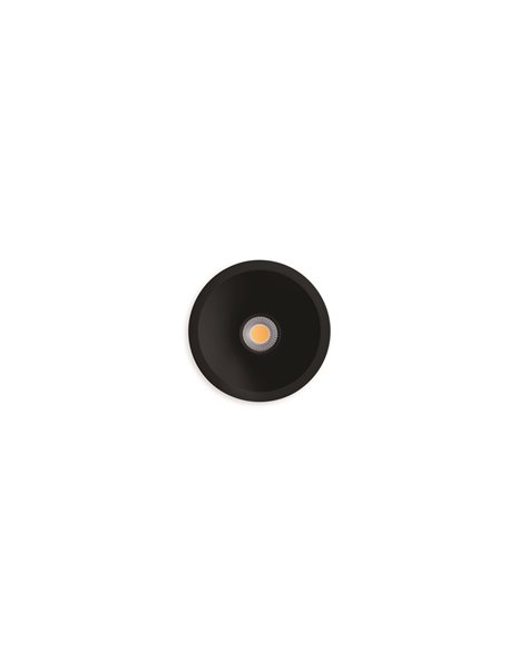 Φωτιστικό χωνευτό Spot (M) LED 1X5W 230V IP20 82mm Μαύρο