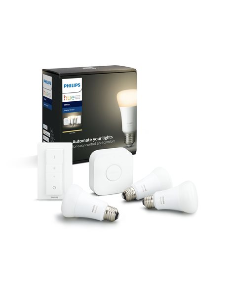 HUE Λάμπα LED 9W 806lm E27 230V 2700K Θερμό Λευκό Dimmable KIT 3τεμ. Bluetooth