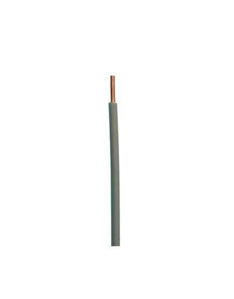 Καλώδιο μονοπολικό NYA H05V-U PVC 1mm² Γκρι