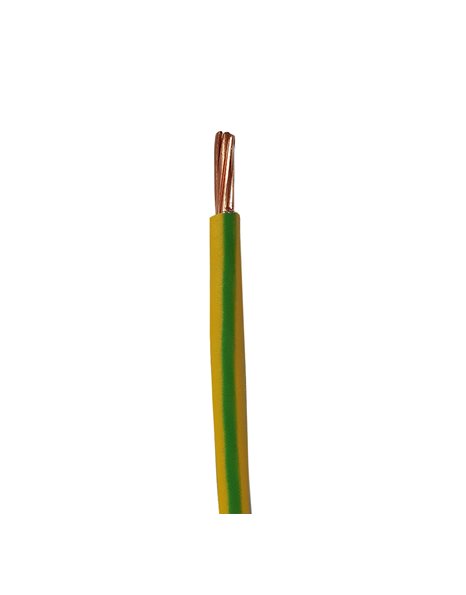 Καλώδιο μονοπολικό NYA H07V-R PVC 35mm² Πρασινοκίτρινο