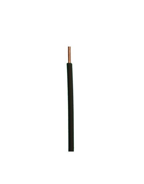 Καλώδιο μονοπολικό NYA H05V-U PVC 1mm² Μαύρο