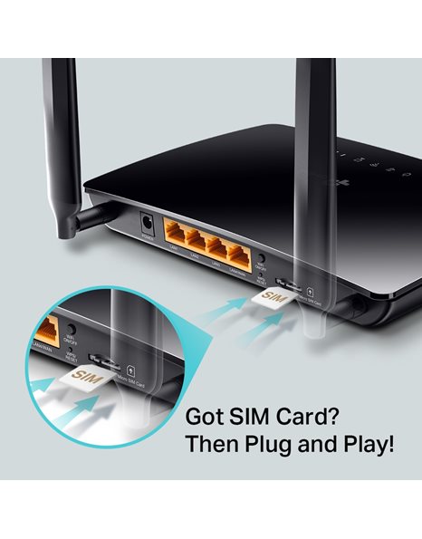 Ασύρματο Router 300Mbps 4G SIM card Version 5.2