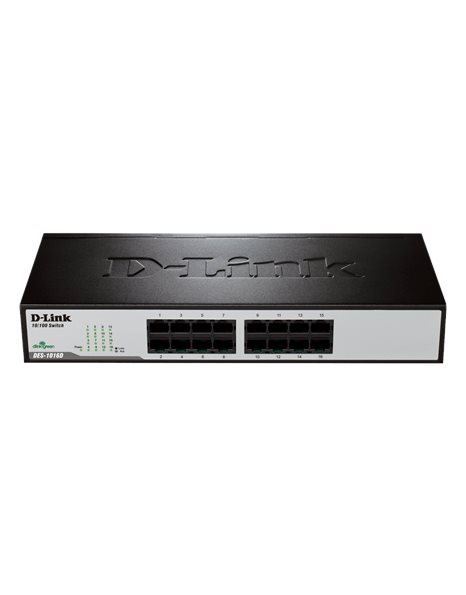 Network Switch 16Ports 10/100Mbps Fast Ethernet