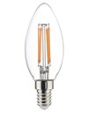 Λάμπα LED Κερί 4,5W 470lm E14 230V 2700K Θερμό Λευκό Dimmable Filament