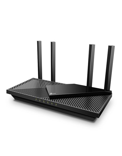 Router WiFi 6 3000Mbps Μαύρο Dual Band Version 1.0