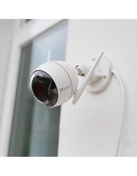 Κάμερα CCTV Τοίχου/οροφής Έγχρωμη 1080p WiFi IP67 Λευκό