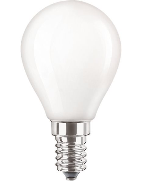 Λάμπα LED Σφαιρική 4,3W 470lm E14 230V 2700K Θερμό Λευκό Filament