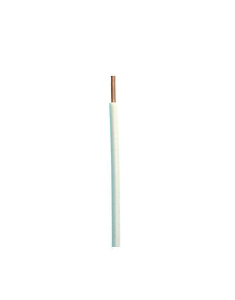 Καλώδιο μονοπολικό NYA H07V-U PVC 1,5mm² Λευκό