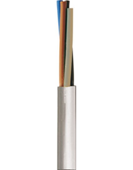 Καλώδιο εύκαμπτο NYLHY H03VV-F PVC 4X0,75mm² Λευκό