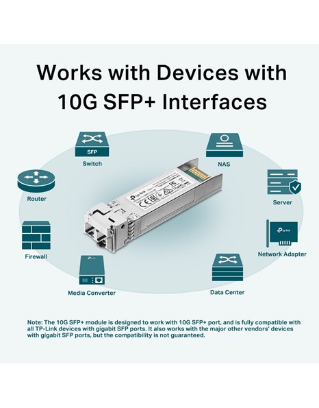 Network transceiver module 10G SFP LC/UPC Version 1.0