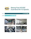 Access Point WiFi 6 Dual Band 2.4GHz and 5GHz 5400Mbps Version 1.0